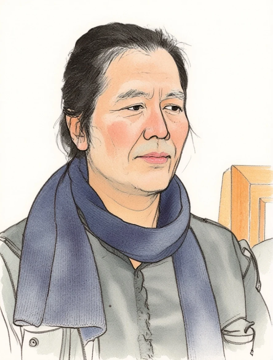 Byung-Chul Han — ritratto in stile Hugo Pratt Byung-Chul Han — ritratto in stile Hugo Pratt