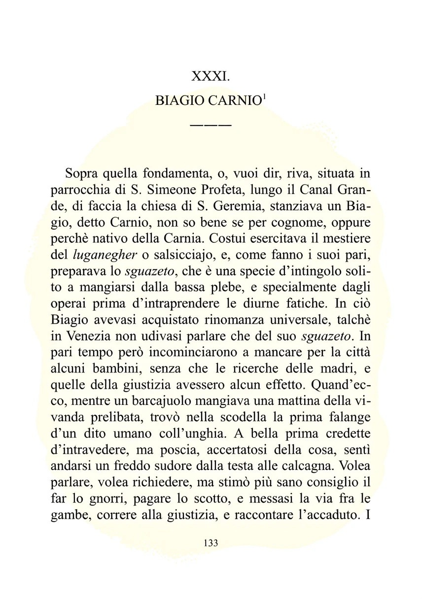 Pagina delle Condanne Capitali di G. Tassini (1866)