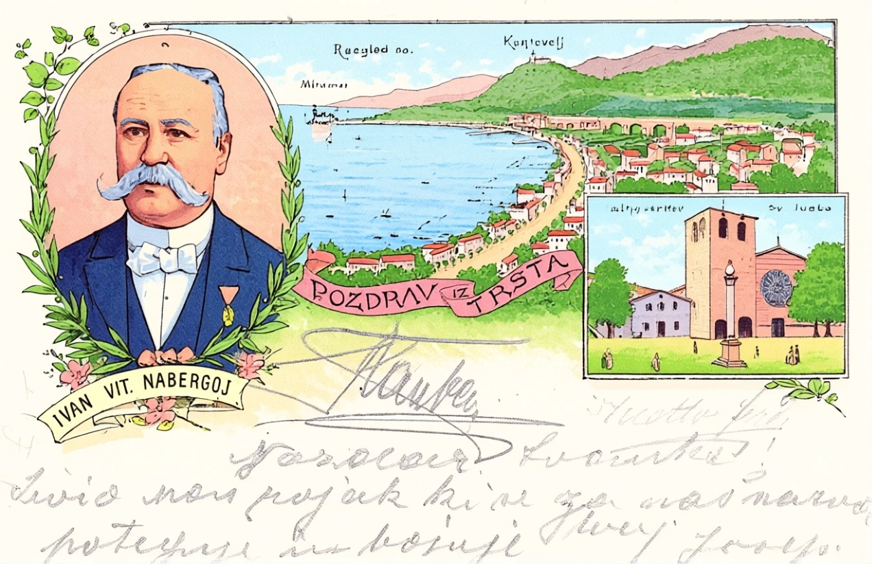 Cartolina di Trieste, 1900