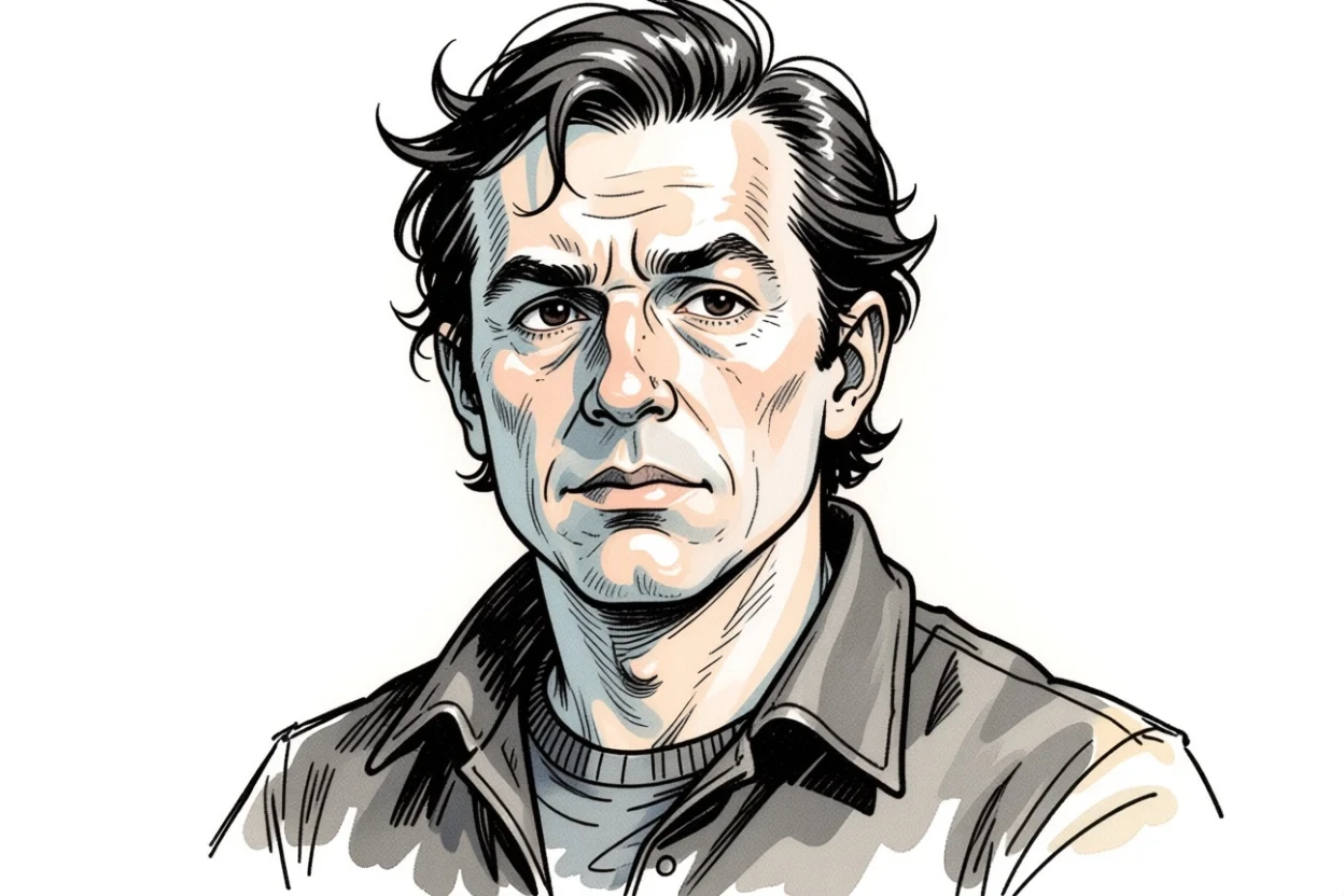Ritratto in stile Hugo Pratt — giovane e coscrizione