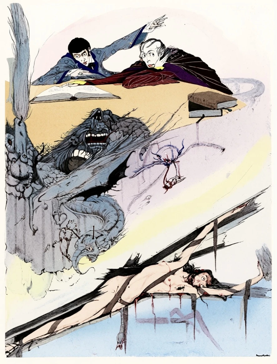 Harry Clarke illustra La caduta della Casa Usher Harry Clarke illustra La caduta della Casa Usher