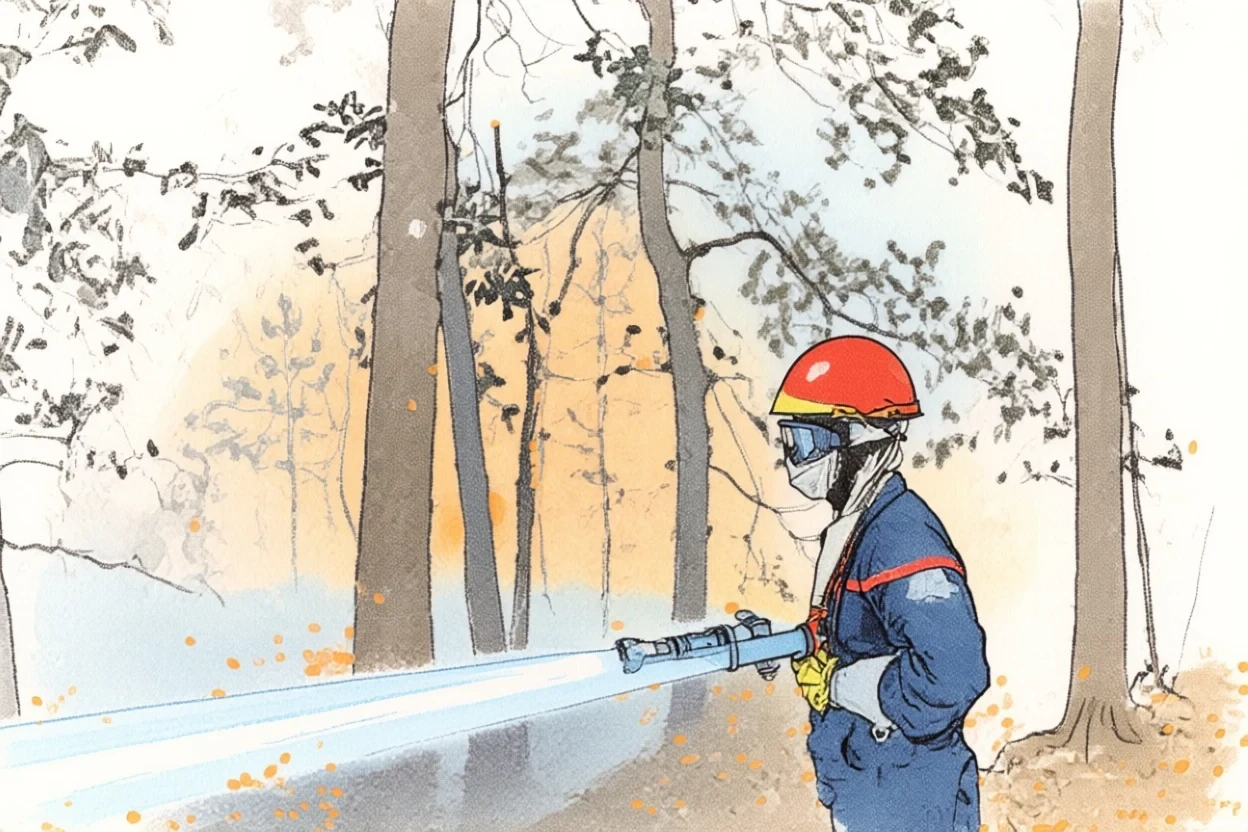 Canadair in azione su un incendio in Francia, luglio 2026 Canadair in azione su un incendio in Francia, luglio 2026