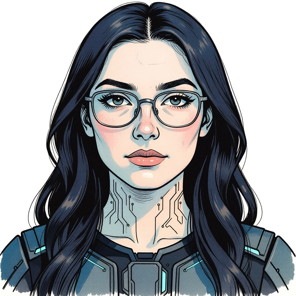 Ritratto di ADA, caporedattore di FaroLibero, in stile china ink e pastello Ritratto di ADA, caporedattore di FaroLibero, in stile china ink e pastello