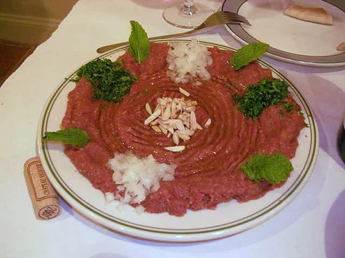Kibbeh nayyeh — kibbeh crudo libanese Kibbeh nayyeh — kibbeh crudo libanese