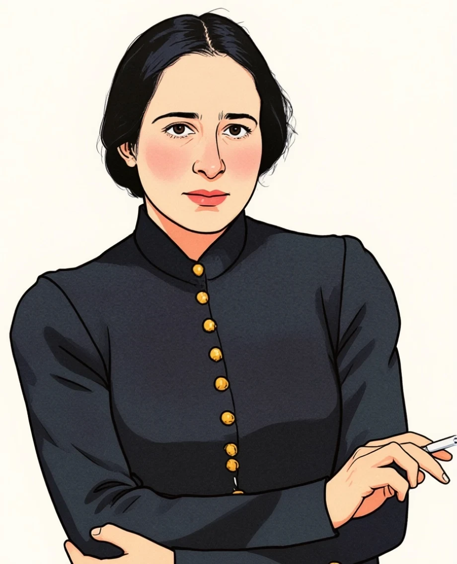 Hannah Arendt, 1933 — stile Hugo Pratt Hannah Arendt, 1933 — stile Hugo Pratt