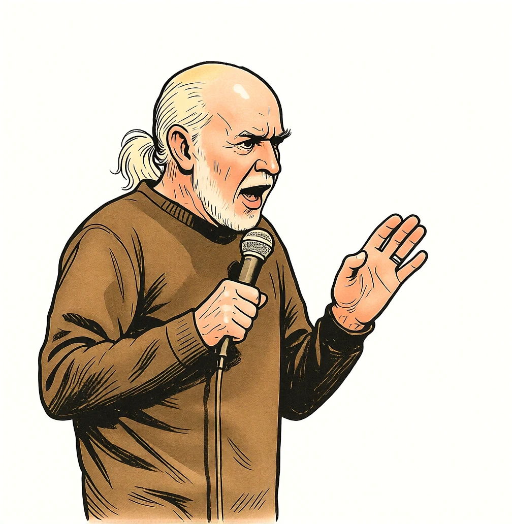 George Carlin sul palco
